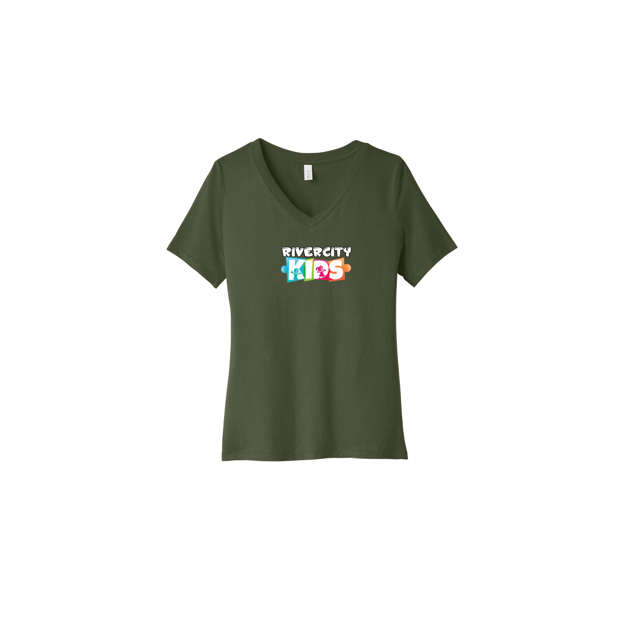 River City Church Adult V Neck T-Shirt